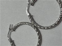 Orecchini Domar Donna Cerchi argento 925 diamantati in Argento ORAR-494-280 - ORAR-494-280